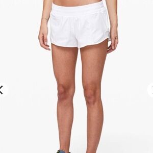 Lululemon Hotty Hot Short II *2.5" White